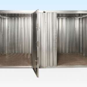3m x 4.2m Side Linked Flat Pack Container Bundle (Galv)