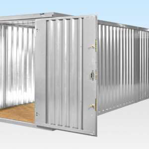 8m x 2.1m End Linked Flat Packed Container Bundle (Galv)