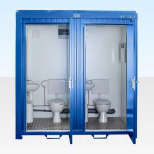 1+1 Double Mains Toilet 8ft x 5ft
