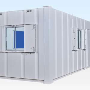 32ft x 10ft Steel Anti-Vandal Canteen/2+1 Toilet
