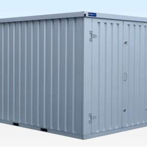 3m Flat Pack Storage Container – Galvalume