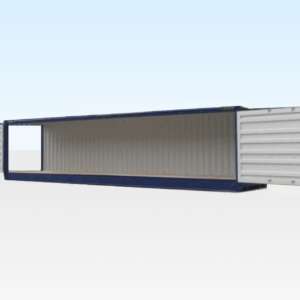 40ft High Cube (9′ 6″ high) Full Side Access Container